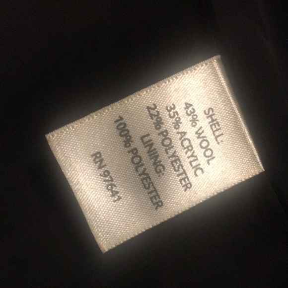 J. Jill Black Soft Wool Blend Textured Boyfriend Blazer Jacket - Picture 4 of 8